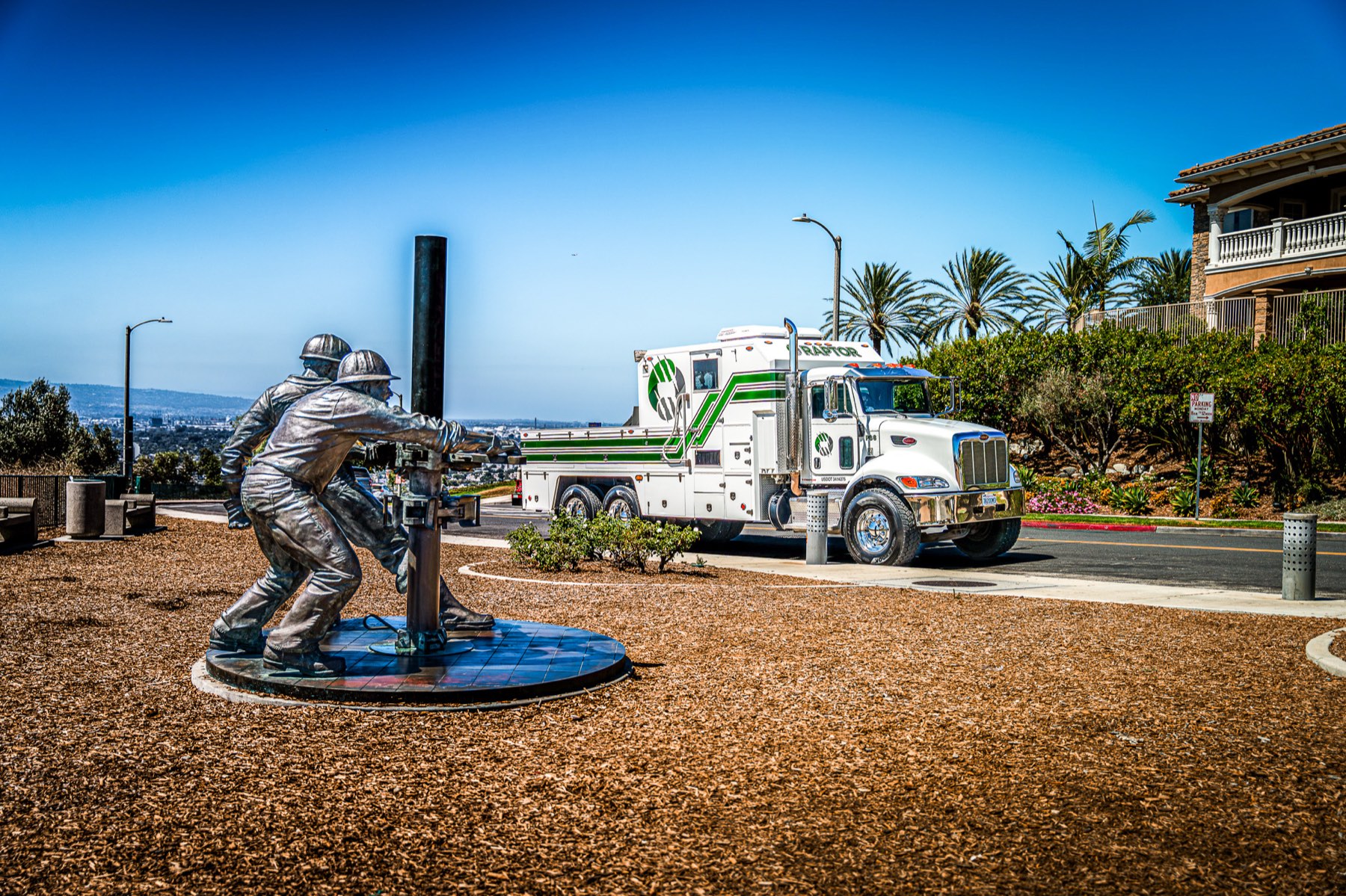 Raptor Wireline truck on location